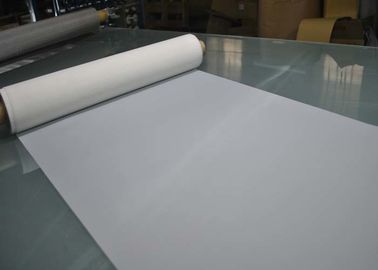 白い/黄色ポリエステル シルク スクリーン印刷の網、300Meshポリエステル ボルトで固定する布