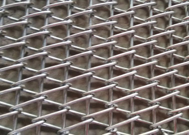 棒によって補強される金属線の網のコンベヤー ベルト、ステンレス鋼の網のコンベヤー ベルト