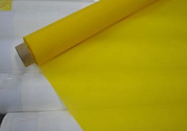 中国 織物/ガラス/PCB/陶磁器の印刷のための黄色いポリエステル プリント スクリーンの網 サプライヤー