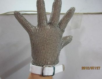 切断のためのチェーン・メールの手袋、金属の網の安全手袋は抵抗力がある切りました