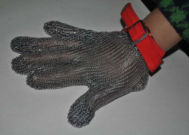 Saeftyの金属の網によって切られる抵抗力がある手袋、肉屋の手袋のステンレス鋼