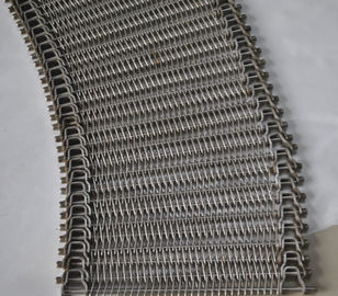 中国 曲がる滑らかな螺線形の格子金網はベルトUの形の側面リンクを運びます サプライヤー