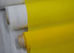Tシャツ/織物、黄色い色のための55本の糸ポリエステル印刷の網77T サプライヤー
