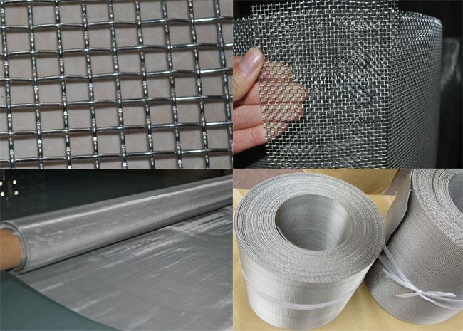 産業ろ過に使用する空気透磁率のステンレス鋼の網目スクリーン