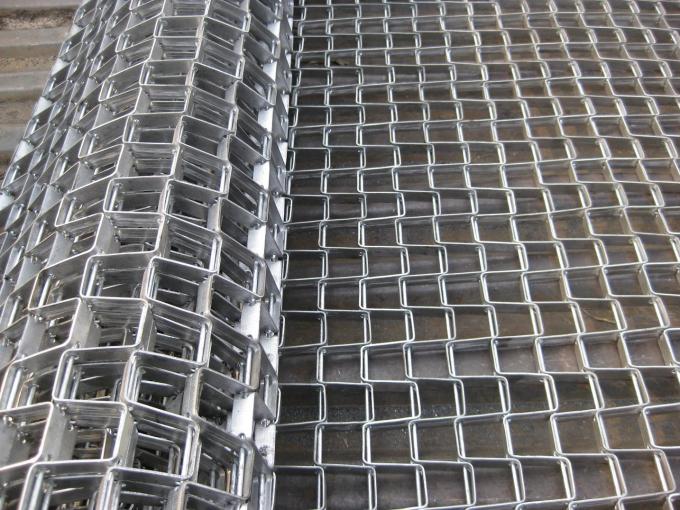 重機で使用されるStaininlessの鋼鉄が付いている平らな金網のコンベヤー ベルト